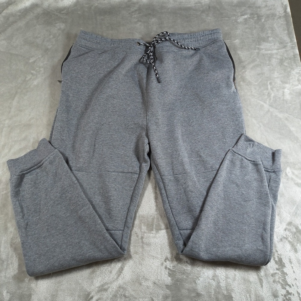 Zoo York Sweatpants Mens 3XL Gray Jogger Athletic Fleece Tapered Pockets Skater